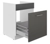 Szafka kuchenna pod zlewozmywak z szufladą Milo 60 ZL 1S BB szafka odporna na parę wodną rozlaną ciecz i wysoką temperaturę