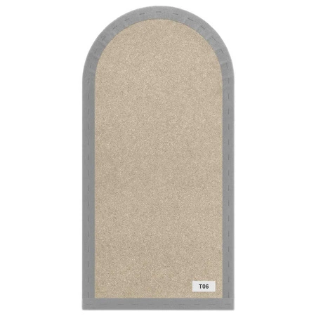 Panel tapicerowany Wally 30x100 cm jasny szary stylowy panel ścienny płotek welurowa tkanina modne wykończenie każdej aranżacji