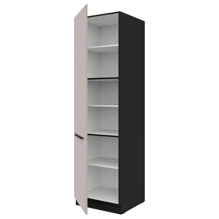 Zestaw mebli kuchennych Tarraco 280 cm metalowe uchwyty krawędziowe szafki doskonale prezentują się w nowoczesnych wnętrzach