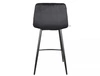 Hoker Mila H-2 czarny nowoczesny oraz funkcjonalny hoker z metalowymi nogami idealny hoker do kuchni