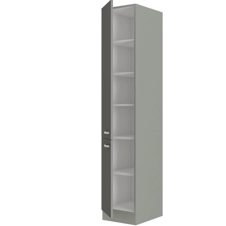 Słupek kuchenny Grey 40 DK-210 2F szafka kuchenna odporna na zewnętrzne czynniki jak para wodna wysoka temperatura i rozlane ciecze