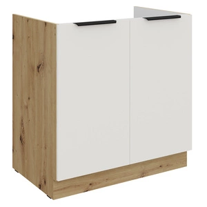 Szafka kuchenna pod zlewozmywak Corato Ar 80 ZL 2F BB szafka odporna na uszkodzenia wykończenie frontów w technologii anti fingerprint