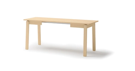 Stół rozkładany Plot 60x104-224 cm dąb jasny praktyczny stół do jadalni idealny do mniejszych pomieszczeń uniwersalny styl