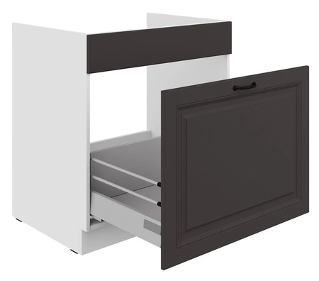 Szafka kuchenna pod zlewozmywak z szufladą Silver 80 ZL 1S BB szafka odporna na parę wodną wysoką temperaturę i rozlaną ciecz