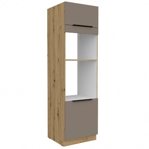 Słupek kuchenny Fiuggi Ar 60 DPM-210 2F szafka do zabudowy mikrofali i piekarnika fronty wykonane w technologii anti fingerprint