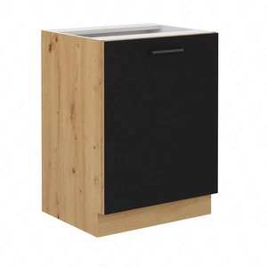 Szafka kuchenna stojąca z półką Monza 60 D 1F BB szafka odporna na parę wodną wysoką temperaturę i rozlaną ciecz