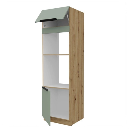 Słupek kuchenny Treviso Ar 60 DPM-210 2F szafka do zabudowy mikrofali i piekarnika fronty wykonane w technologii anti fingerprint