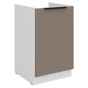 Szafka kuchenna pod zlewozmywak Fiuggi Wh 50 ZL 1F BB szafka odporna na uszkodzenia wykończenie frontów w technologii anti fingerprint