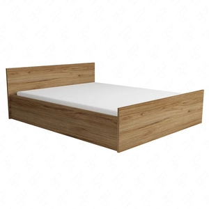 Łóżko Maximus 160x200 cm dąb catania funkcjonalny mebel do sypialni lub pokoju młodzieżowego
