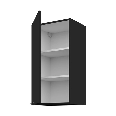 Szafka kuchenna wisząca Black 40 G-72 1F metalowy uchwyt krawędziowy szafka odporna na działanie wilgoci i uszkodzenia