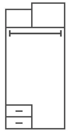 Zestaw mebli Tablo 4 grafit / enigma idealna propozycja do pokoju dziecięcego lub młodzieżowego meble w modnych kolorach