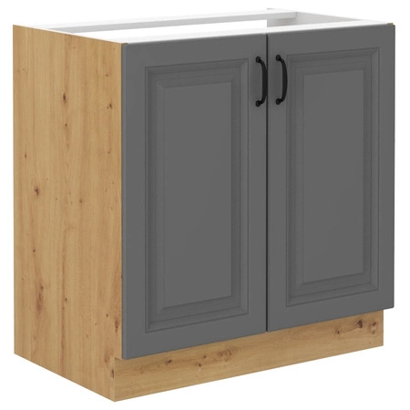 Szafka kuchenna pod zlewozmywak Kea 80 ZL 2F BB szafka odporna na parę wodną wysoką temperaturę i rozlaną ciecz