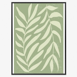 Plakat botanika w stylu Matisse 70x100 plakat w ramie precyzyjny wydruk ze stylową grafiką doskonała dekoracja salonu lub sypialni