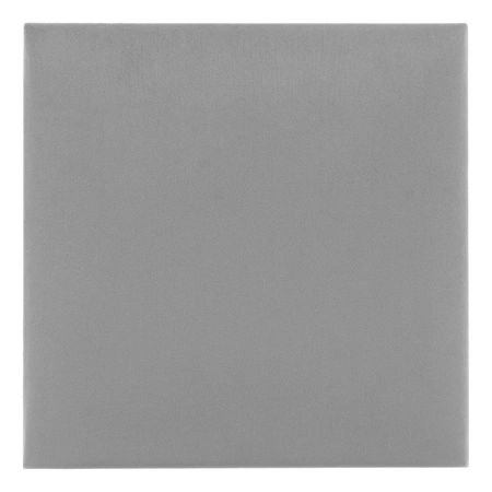 Panel tapicerowany Quadra 50x50 cm jasny szary stylowy panel ścienny kwadrat welurowa tkanina modne wykończenie każdej aranżacji