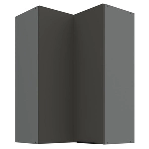 Szafka kuchenna narożna wisząca Aversa Ant 60x60 GN-90 2F odporna na uszkodzenia wykończenie frontów w technologii anti fingerprint