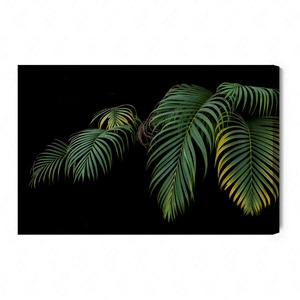 Obraz na płótnie liście palmowe 100x70 cm ponadczasowa ozdoba każdego wnętrza obraz w wyrazistej kolorystyce wysoka jakość wykonania