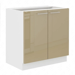 Szafka kuchenna stojąca z półką Nalo 80 D 2F BB szafka odporna na parę wodną rozlaną ciecz i wysoką temperaturę