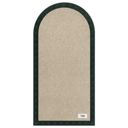 Panel tapicerowany Wally 30x100 cm butelkowa zieleń stylowy panel ścienny płotek welurowa tkanina modne wykończenie każdej aranżacji