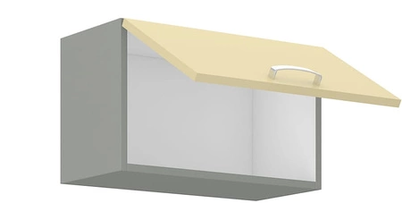 Zestaw mebli kuchennych narożny Karmen 260x270 cm fronty w połysku styl szafek dopasuje się do wnętrza każdej kuchni