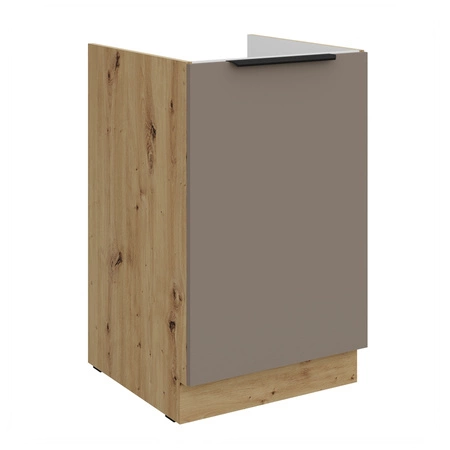 Szafka kuchenna pod zlewozmywak Fiuggi Ar 50 ZL 1F BB szafka odporna na uszkodzenia wykończenie frontów w technologii anti fingerprint