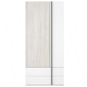Szafa Remona 90 cm dąb wilton biały / biała idealna szafa z szufladami do pokoju młodzieżowego pojemna nowoczesny wygląd