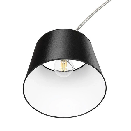 Lampa podłogowa Cosmo czarna gustowna dekoracja wnętrza designerska konstrukcja praktyczna lampa do salonu w stylu nowoczesnym