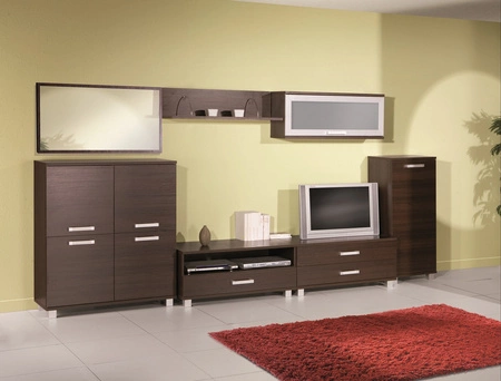 Lustro Maximus 100x50 cm kasztan wenge nowoczesne i funkcjonalne lustro dekoracyjne