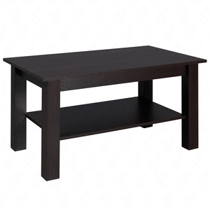 Stolik kawowy Teksas T29 102 cm kasztan wenge nowoczesny design mebla obrzeża stolika kawowego wykończone zostały specjalną okleiną