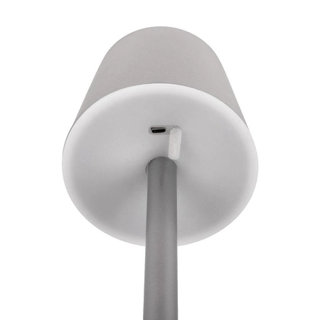 Lampka nocna Stage szara 3W 3000K idealna lampa do każdej aranżacji w stylu nowoczesnym smukła konstrukcja lampy LED