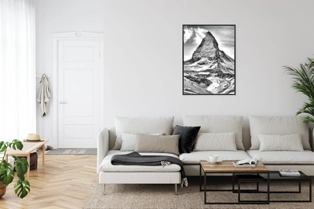 Plakat Alpy Szwajcarskie 70x100 plakat w ramie precyzyjny wydruk ze stylową grafiką doskonała dekoracja do salonu lub sypialni