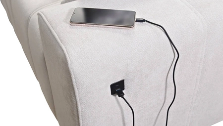 Narożnik z funkcją spania Penejos III łososiowy prawostronny niezwykle wygodny i komfortowy narożnik do salonu dwa pojemniki na pościel