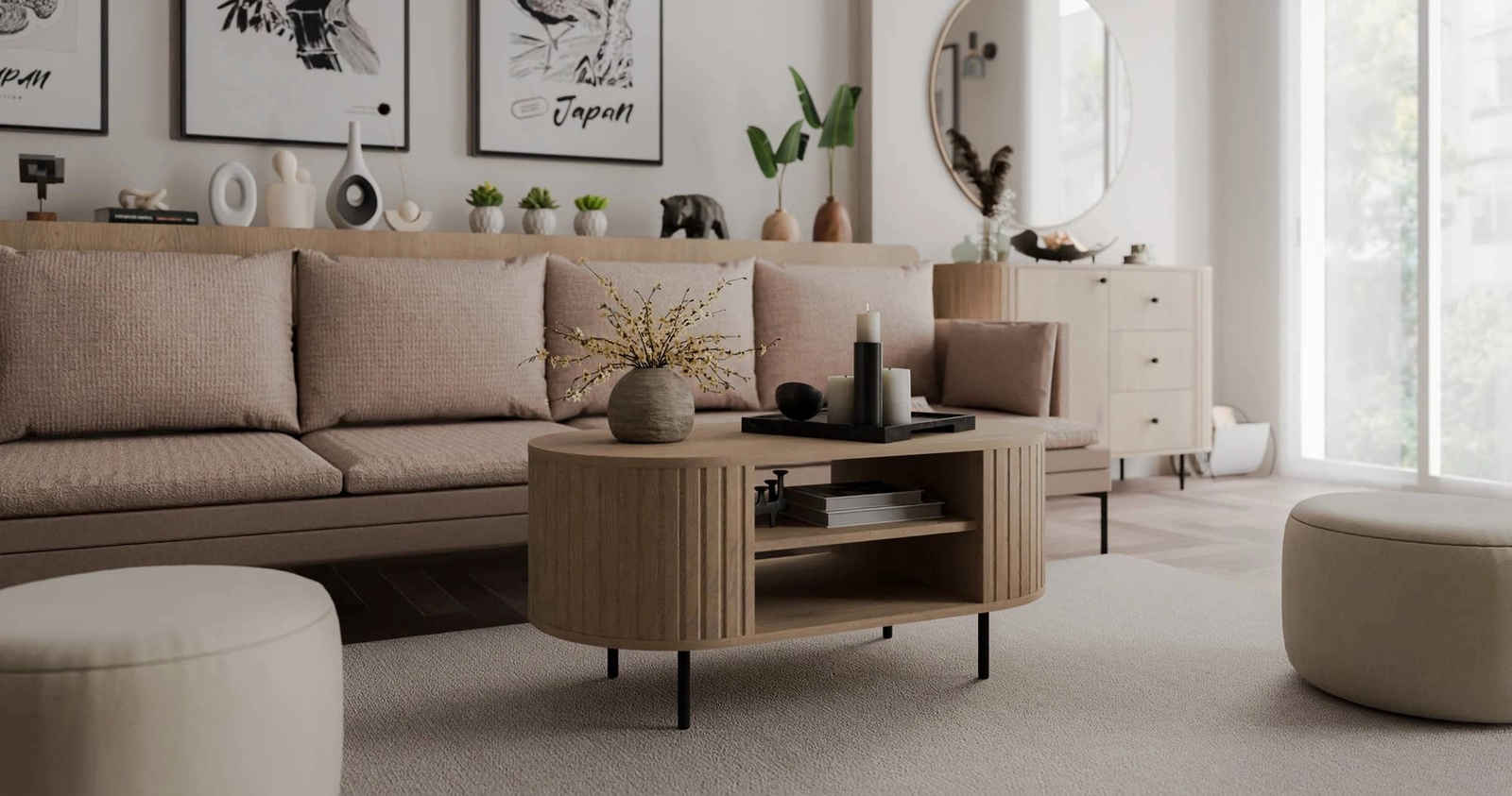 Stolik kawowy Ovalio Nowoczesne stoliki kawowe