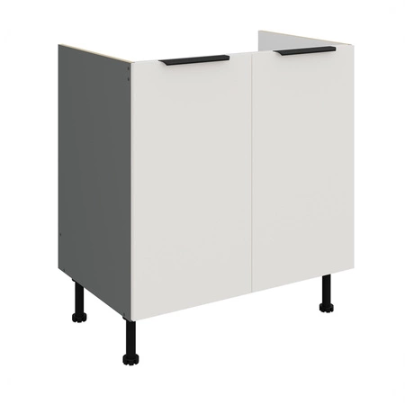 Szafka kuchenna pod zlewozmywak Corato Ant 80 ZL 2F BB szafka odporna na uszkodzenia wykończenie frontów w technologii anti fingerprint