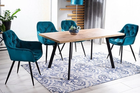 Krzesło tapicerowane Cherry 43x45 cm szare nowoczesne oraz funkcjonalne krzesło kubełkowe z metalowymi nogami