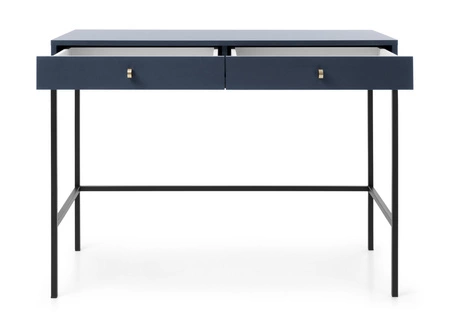 Konsola Mono granatowa z szufladami stylowy oraz funkcjonalny mebel do przedpokoju salonu czy biura