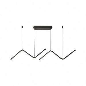 Lampa wisząca Ideal czarna 12W 4000K nietuzinkowa lampa sufitowa zachwyca ciekawą formą idealna propozycja lampy nad stół do jadalni