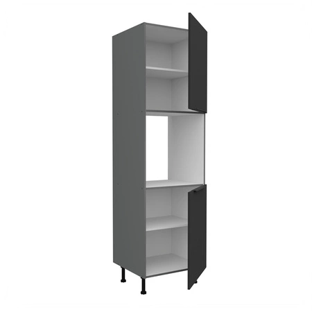 Słupek kuchenny Alatri Ant 60 DP-215 2F szafka do zabudowy piekarnika fronty wykonane w innowacyjnej technologii anti fingerprint