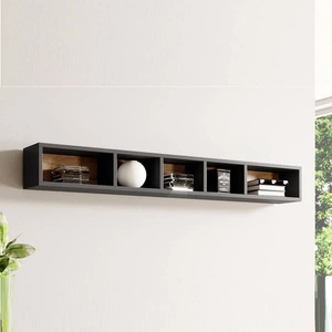 Półka Toledo 169 cm antracyt / dąb grandson nowoczesny design mebla wysoka jakość wykonania półki stylowe połączenie kolorów