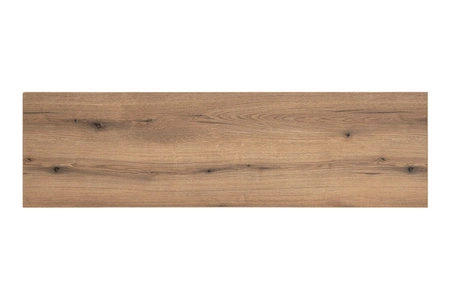 Blat do szafki łazienkowej Iconic / Fiji 120 cm dąb coast evoke wykonany z wytrzymałej płyty laminowanej zapewnia długotrwałe użytkowanie
