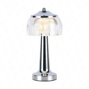 Lampka nocna Lush srebrna 1W 3000K-6000K elegancka lampa o wielu zastosowaniach idealna do sypialni biura i salonu metalowa podstawa