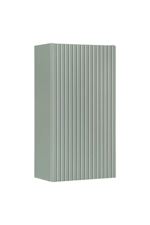 Zestaw mebli łazienkowych Line Reed Green szałwiowy / dąb coast evoke designerskie szafki łazienkowe stylowe pionowe ryflowania