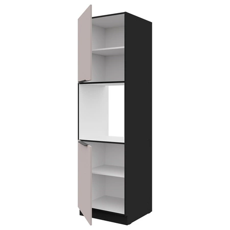 Słupek kuchenny Tarraco 60 DP-210 2F szafka do zabudowy piekarnika metalowe uchwyty szafka odporna na działanie wilgoci i uszkodzenia