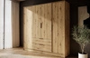 Szafa Corse 206 cm dąb artisan nowoczesny design idealna szafa do sypialni lub garderoby pojemne szuflady