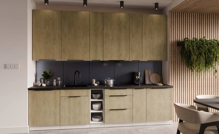 Szafka kuchenna wisząca Cremona 50 G-90 1F metalowy uchwyt krawędziowy szafka odporna na działanie wilgoci i uszkodzenia