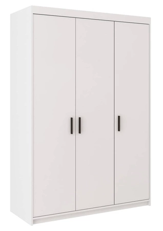 Szafa Rene 133 cm biała nowoczesny design oraz obrzeża wykończone ABS