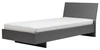 Łózko Yugo 90x200 cm w kolorze popiel nowoczesny oraz funkcjonalny mebel pokoju młodzieżowego