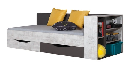 Zestaw mebli Tablo 5 grafit / enigma idealna propozycja do pokoju dziecięcego lub młodzieżowego w oryginalnej kolorystyce