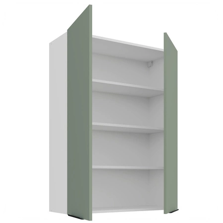 Szafka kuchenna wisząca Treviso Wh 80 G-108 2F szafka kuchenna odporna na uszkodzenia wykończenie frontów w technologii anti fingerprint