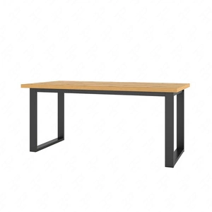 Stół rozkładany Halle 90x170-220 cm dąb wotan nowoczesna forma świetna propozycja do salonu jadalni i pokoju dziennego