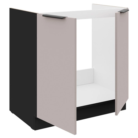 Zestaw mebli kuchennych Tarraco 260 cm metalowe uchwyty krawędziowe szafki doskonale prezentują się w nowoczesnych wnętrzach